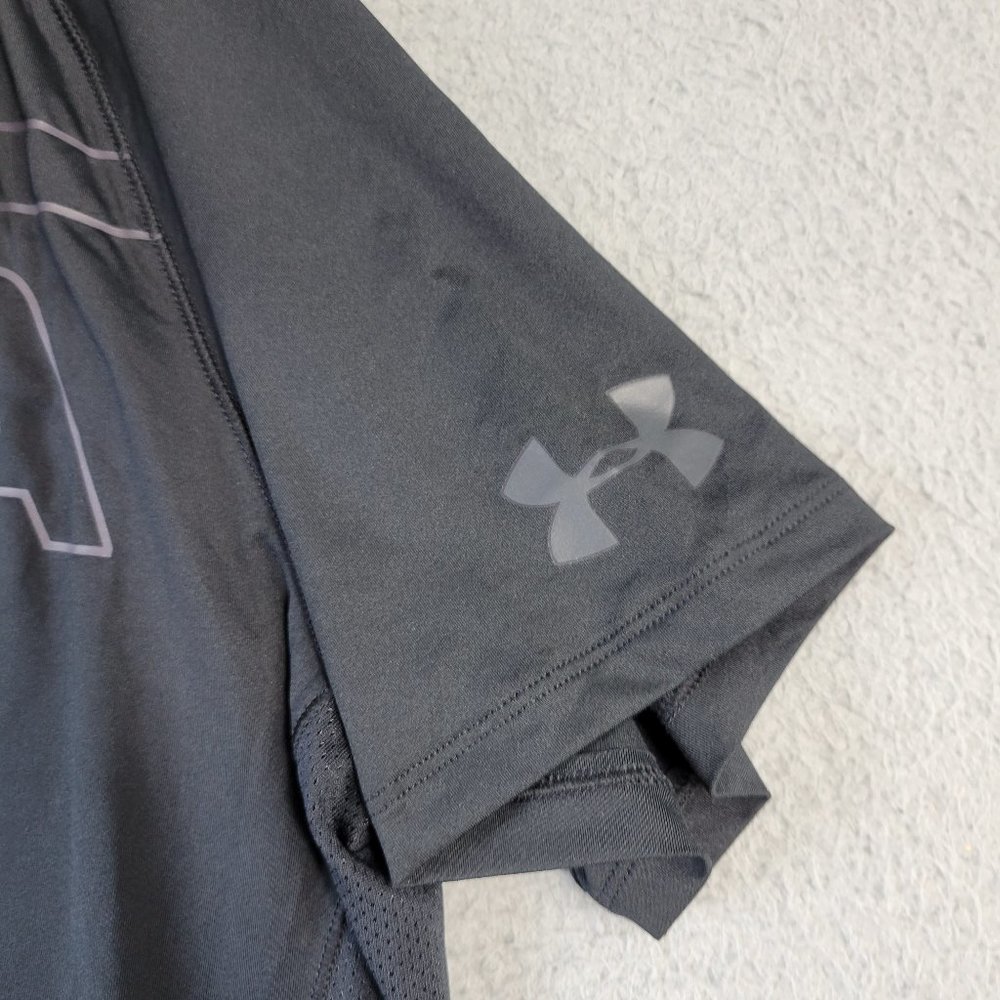 Under Armour T-Shirt Men's Large Short Sleeve Vented Breathable Lightweight NWD - Picture 13 of 14